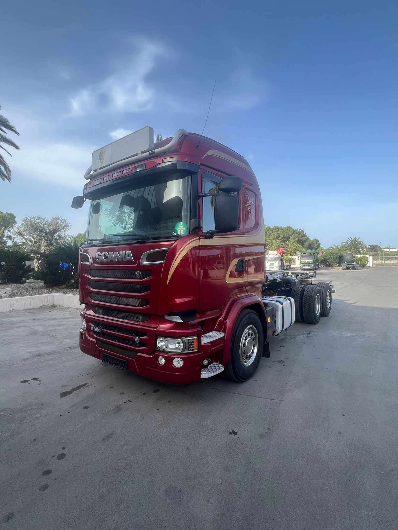 SCARRABILE SCANIA R580 V8 6X2 EURO 6 DEL 2014