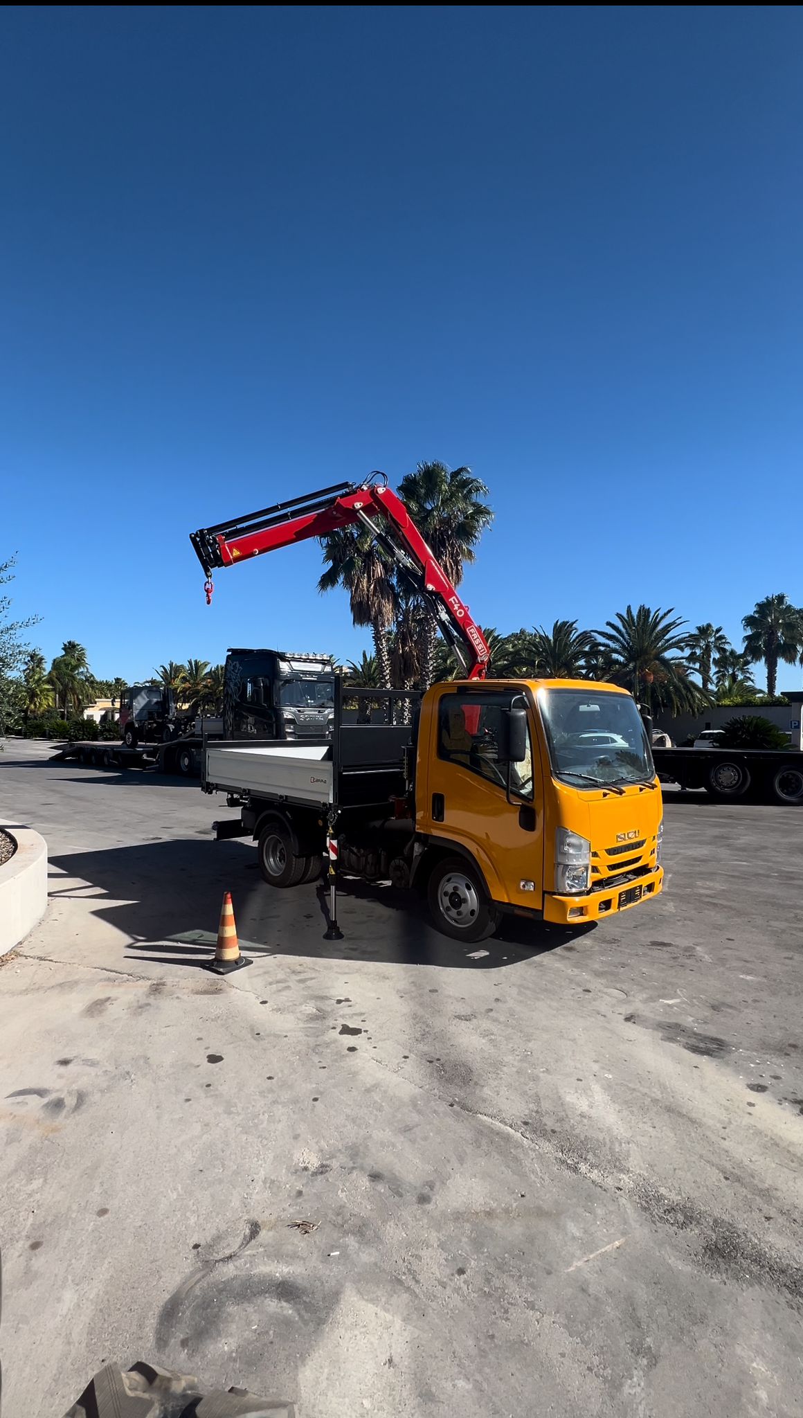 ISUZU 35 Q.LI DEL 2016 CON GRU FASSI 40